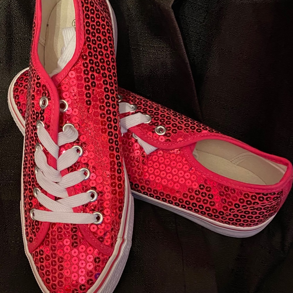 Balera pink sparkle shoes